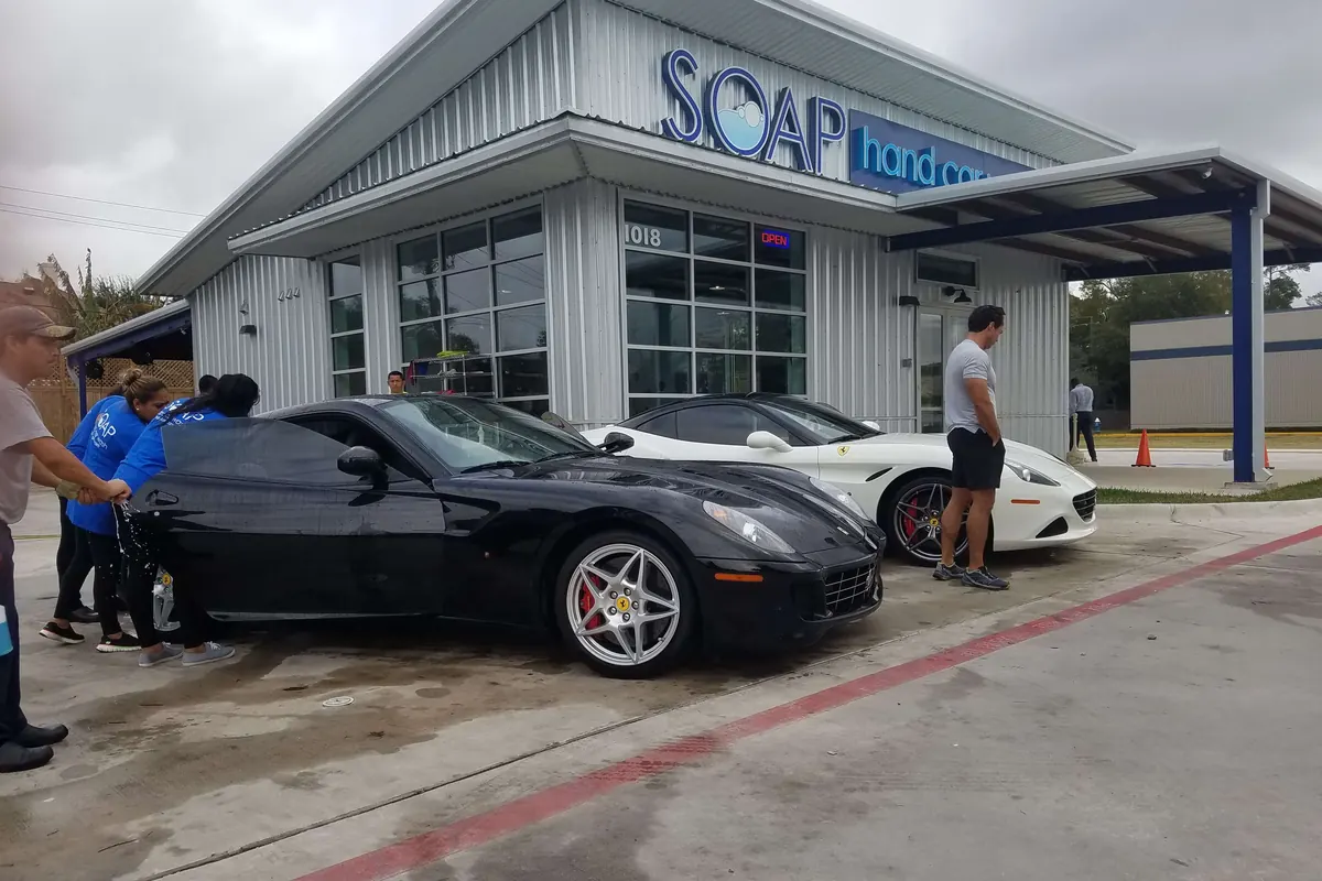 SOAP Hand Car Wash at 1018 Wirt Rd, Houston